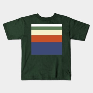 Stripes (Green/Red/Blue) Kids T-Shirt